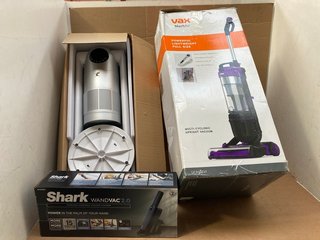 3 X ASSORTED HOUSEHOLD ITEMS TO INCLUDE VAX MACH AIR UPRIGHT VACUUM CLEANER - MODEL UCA2GEV1: LOCATION - C17