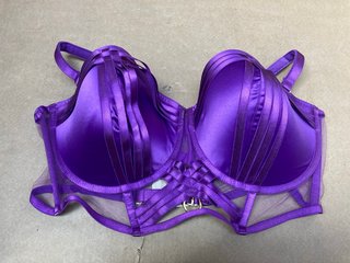 HONEY BIRDETTE THE GOLD COLLECTION TAMARA BRA IN PURPLE - SIZE 40F - RRP £110: LOCATION - C16