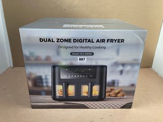 DUAL ZONE DIGITAL AIR FRYER - MODEL NO AF2-40D06: LOCATION - C15