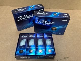 3 X BOXES OF TITLEIST TOUR SOFT GOLF BALLS: LOCATION - C14