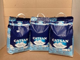 3 X 20L BAGS OF CATSAN HYGIENE PLUS CAT LITTER: LOCATION - C12