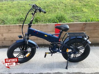 (COLLECTION ONLY) ENGWE ENGINE PRO ELECTRIC BIKE IN BLUE RRP: £1300: LOCATION - A1