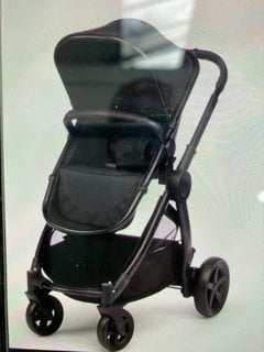 MOTHERCARE JOURNEY EDIT PRAM & PUSHCHAIR IN MIDNIGHT BLACK: LOCATION - AR1