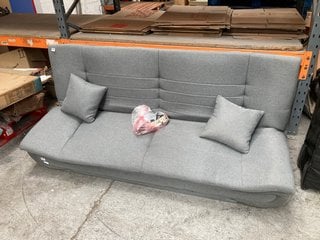 3 SEATER SOFA IN GREY: LOCATION - A8