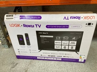 LOGIK ROKU TV 40" FULL HD SMART TV MODEL: L40RFE23 RRP: £170: LOCATION - AR16