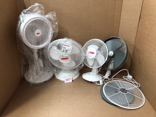 4 X JOHN LEWIS & PARTNERS FANS TO INCLUDE ULTRA POWER OSCILLATING FAN: LOCATION - AR1