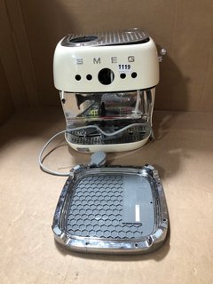 SMEG EGF03 ESPRESSO MACHINE IN CREAM (SPARES & REPAIRS): LOCATION - AR7