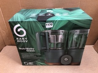 BABYMOOV NUTRIBABY GLASS FOOD PREP MACHINE - RRP £175: LOCATION - AR12