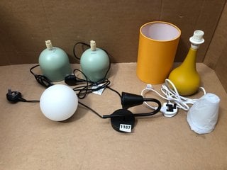 3 X JOHN LEWIS & PARTNERS HOUSEHOLD LIGHTS TO INCLUDE TOUCH LAMP: LOCATION - BR3