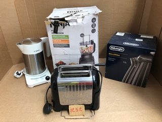 4 X ASSORTED APPLIANCES TO INCLUDE NINJA FOOD PROCESSOR: LOCATION - BR6