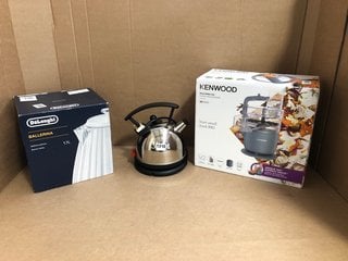 3 X ASSORTED KITCHEN APPLIANCES TO INCLUDE KENWOOD MULTIPRO GO FOOD PROCESSOR: LOCATION - BR10