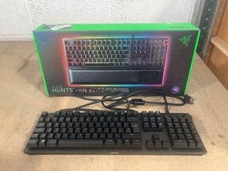 RAZER HUNTSMAN ELITE GAMING LED KEYBOARD - RRP £220: LOCATION - BR14