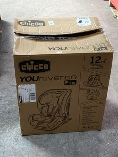 CHICCA YOU NIVERSE HIGH BACK RECLINING KIDS CAR SEAT - RRP £200: LOCATION - BR18