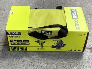 RYOBI RCK182M-140S IMPACT DRIVER & CRICULATOR SAW - RRP £167: LOCATION - BR20