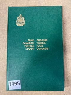 A VINTAGE PRINTED STAMP ALBUM OF MINT CANADIAN MINI SHEETS: LOCATION - AR9