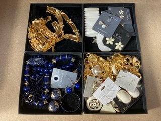 THREE BOXES OF COSTUME JEWELLERY: LOCATION - AR9