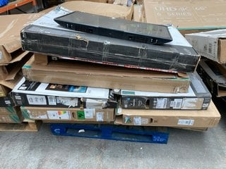 (COLLECTION ONLY) PALLET OF ASSORTED TV'S (PCB BOARDS REMOVED, SPARES AND REPAIRS ONLY): LOCATION - A7