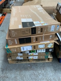 (COLLECTION ONLY) PALLET OF ASSORTED TV'S TO INCLUDE LG ELECTRONICS (PCB BOARDS REMOVED, SPARES AND REPAIRS ONLY): LOCATION - A7