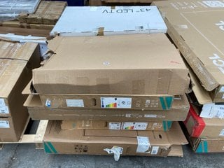 (COLLECTION ONLY) PALLET OF ASSORTED TV'S TO INCLUDE HISENSE 55A6KTUK (PCB BOARDS REMOVED, SPARES AND REPAIRS ONLY): LOCATION - A7