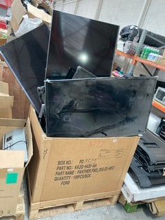 (COLLECTION ONLY) PALLET OF ASSORTED TVS (PCB BOARDS REMOVED, SPARES AND REPAIRS ONLY): LOCATION - A9