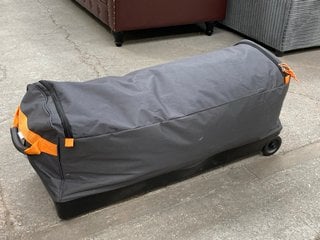 COLEMAN OCTAGON 8 ORANGE TENT - RRP £175: LOCATION - A1