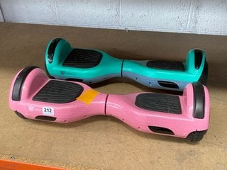 (COLLECTION ONLY) 2 X SISIGAD HOVERBOARDS: LOCATION - AR19