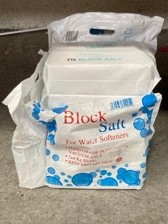 (COLLECTION ONLY) QTY OF ASSORTED FOOD GRADE BLOCK SALT FOR WATER SOFTENERS: LOCATION - AR19