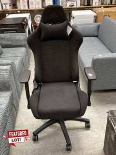 CORSAIR TC100 RELAXED GAMING CHAIR IN BLACK - RRP £175: LOCATION - A2