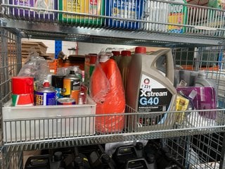 (COLLECTION ONLY) QTY OF ASSORTED CHEMICALS TO INCLUDE 5L BOTTLE OF COMMA XSTREAM G40 ANTIFREEZE & COOLANT (PLEASE NOTE: 18+YEARS ONLY. ID MAY BE REQUIRED): LOCATION - A9