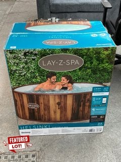 BESTWAY LAY-Z-SPA HELSINKI AIRJET SYSTEM PORTABLE SPA - RRP £700: LOCATION - A2