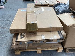 PALLET OF ASSORTED FLATPACK FURNITURE ITEMS TO INCLUDE LIFETIME 4FT FOLDING TABLE: LOCATION - B2 (KERBSIDE PALLET DELIVERY)