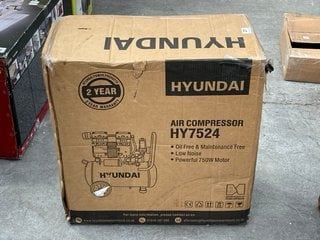 HYUNDAI HY7524 24L AIR COMPRESSOR - RRP £153: LOCATION - A2