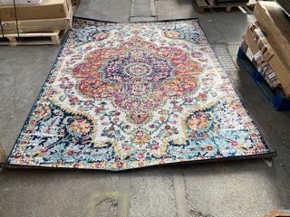 SURYA RUG IN MULTI COLOUR: 200 X 275CM: LOCATION - B8