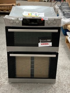 AEG DEB331010M BUILT IN DOUBLE ELECTRIC OVEN - RRP £400: LOCATION - A3