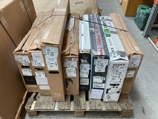 (COLLECTION ONLY) PALLET OF ASSORTED TV'S (PCB REMOVED) SPARES & REPAIRS TO INCLUDE LG 32LQ630B6LA, SONY BRAVIA KD32W800: LOCATION - A6