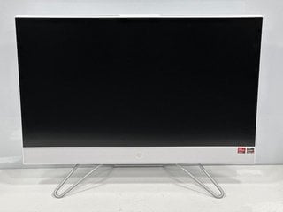 HP 27-INCH ALL-IN-ONE DESKTOP PC IN WHITE: MODEL NO 65P99EA (WITH MAINS POWER ADAPTER AND PLUG, INTERNAL STORAGE HAS BEEN REMOVED, SPARES AND REPAIRS ONLY). 27.0" SCREEN [JPTM122989]