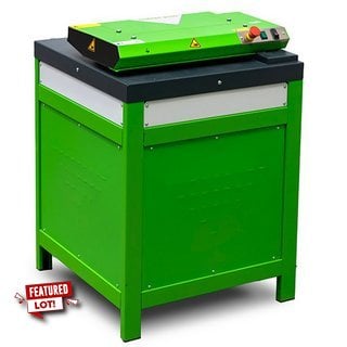 FLOOR STANDING CARDBOARD SHREDDER CP320S21I/6 6600L X 6600W X 9800H MM | CUTTING WIDTH 320MM | CUTTING THICKNESS 10MM SHREDDING MACHINE IN GREEN [JPTM123613]