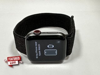 APPLE WATCH SERIES 4 44MM (GPS+CEL) SMARTWATCH IN BLACK: MODEL NO A2008 (UNIT ONLY) [JPTM123286]