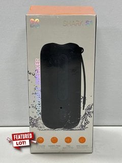 XINJI SHARK S1 WIRELESS PORTABLE BLUETOOTH SPEAKER IN BLACK (WITH BOX & ALL ACCESSORIES) [JPTM123346]