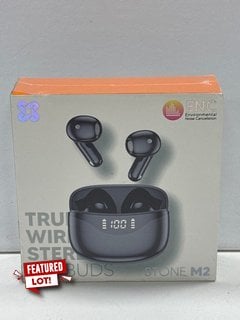 XINJI STONE M2 TRUE WIRELESS STEREO EARPHONES IN BLACK (WITH BOX & ALL ACCESSORIES) [JPTM123386]