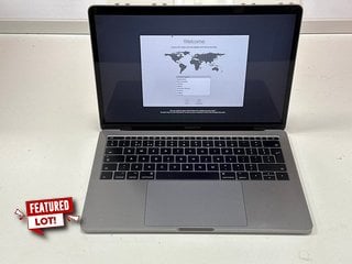 APPLE MACBOOK PRO 128 GB LAPTOP IN SILVER: MODEL NO A1708 (UNIT ONLY) 2.3GHZ INTEL CORE I5, 8 GB RAM, 13.0" SCREEN, INTEL IRIS PLUS GRAPHICS 640 1536 MB [JPTM123408]