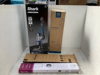 4 X ASSORTED HOUSEHOLD ITEMS TO INCLUDE SHARK LIFT AWAY CORDED UPRIGHT VACUUM CLEANER RRP - £176: LOCATION - D4