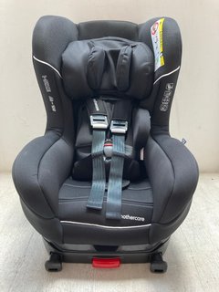 MOTHERCARE R129 ROWLEY CHILDRENS CAR SEAT IN BLACK MESH RRP - £99: LOCATION - A4