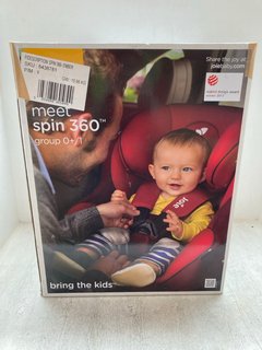 JOIE SPIN 360 GROUP 0+/1 CHILDRENS CAR SEAT RRP - £200: LOCATION - A5