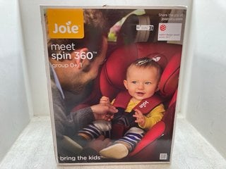 JOIE I - SPIN 360 GROUP 0+/1 CHILDRENS CAR SEAT RRP - £150: LOCATION - A7