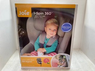 JOIE I - SPIN 360 I-SIZE CHILDRENS CAR SEAT RRP - £249: LOCATION - A7