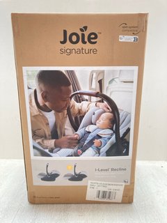 JOIE I - LEVEL RECLINE SIGNATURE CAR SEAT IN ECLIPSE RRP - £150: LOCATION - A8