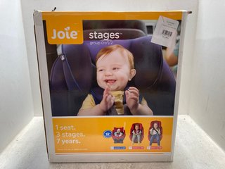 JOIE STAGES GROUP 0+/1/2 CHILDRENS CAR SEAT RRP - £100: LOCATION - A8