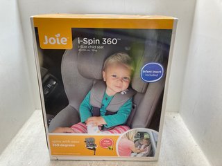 JOIE I - SPIN 360 GROUP 0+/1 CHILDRENS CAR SEAT RRP - £150: LOCATION - A10