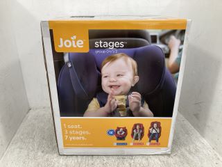 JOIE STAGES GROUP 0+/1/2 CHILDRENS CAR SEAT RRP - £100: LOCATION - A11